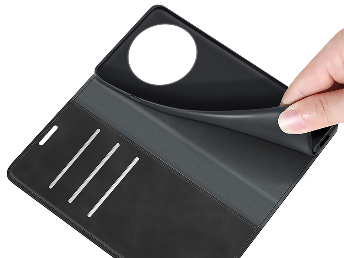 Just in Case Slim Wallet Case Zwart - OnePlus 11 hoesje