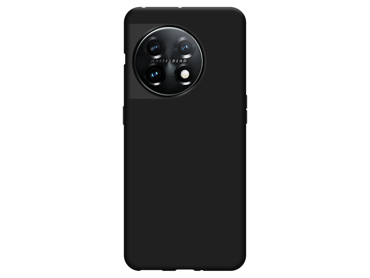 Just in Case TPU Case Zwart - OnePlus 11 hoesje