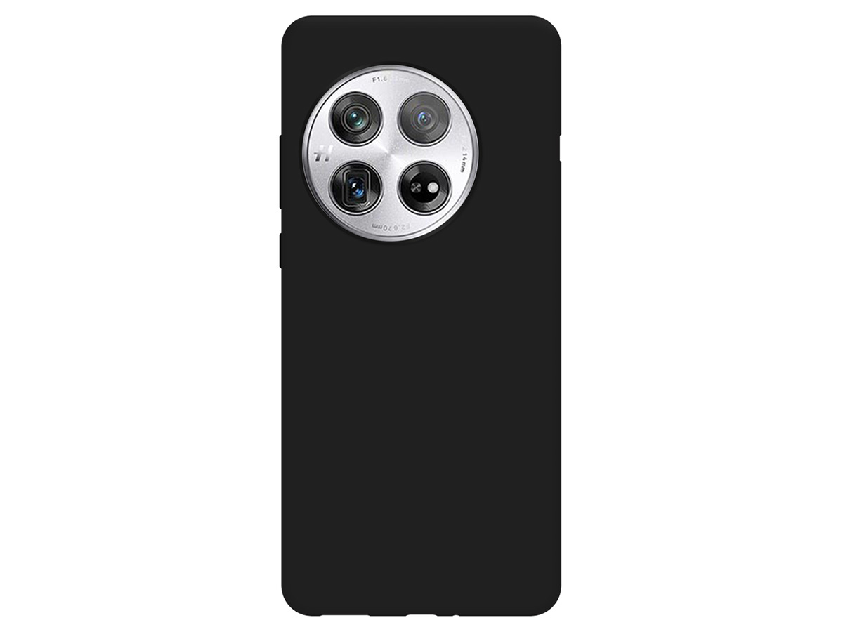 Just in Case TPU Case Zwart - OnePlus 12 hoesje