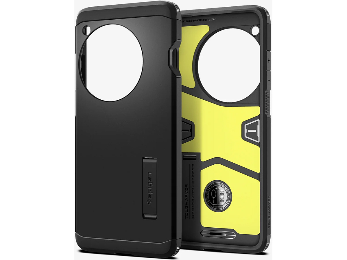 Spigen Tough Armor Case Zwart - OnePlus 12 Hoesje