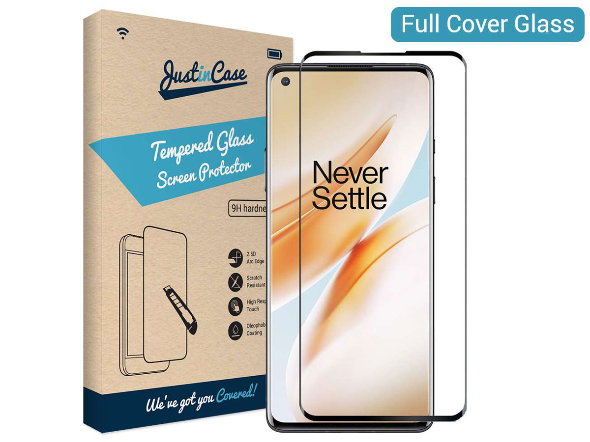 OnePlus 8 Pro Screen Protector Tempered Glass Full Cover Edge to Edge