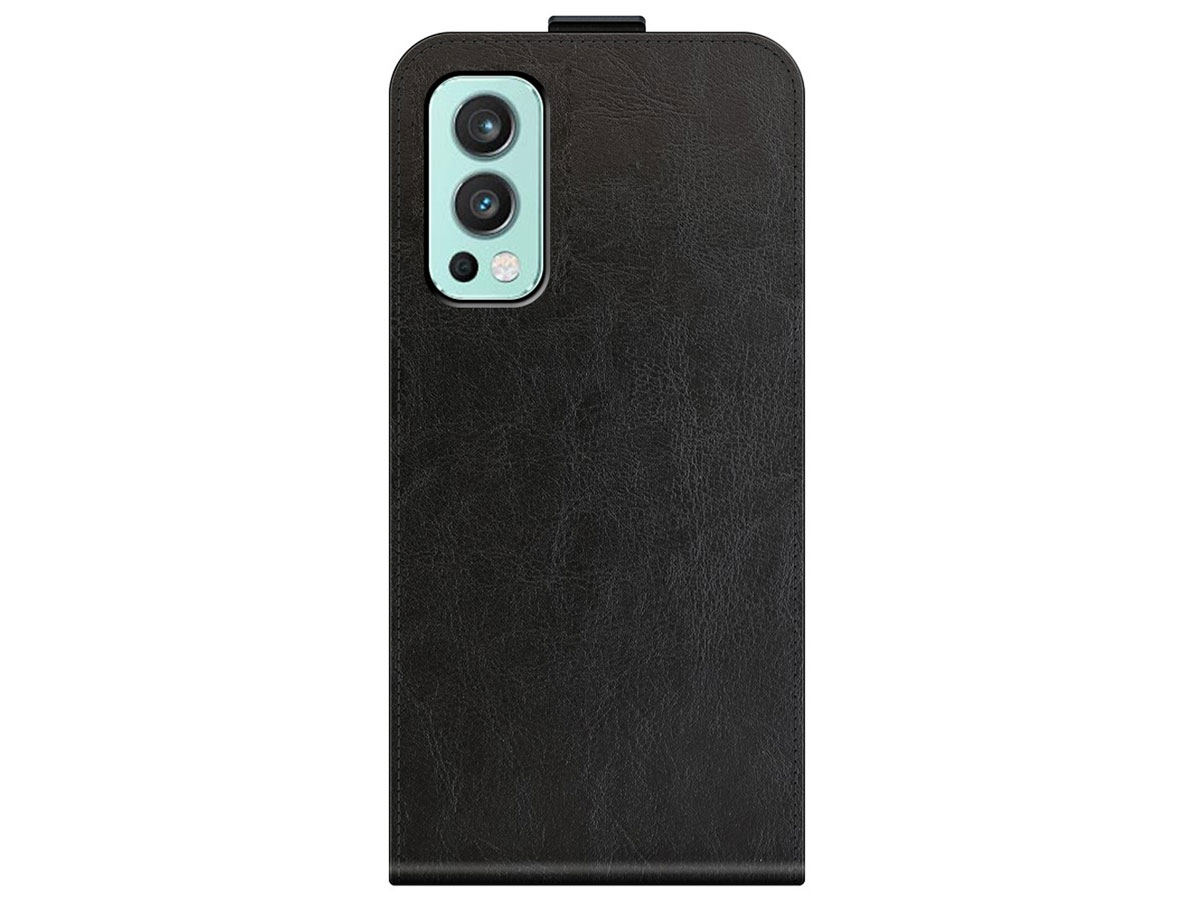 Just in Case Flip Case Zwart - OnePlus Nord 2 hoesje