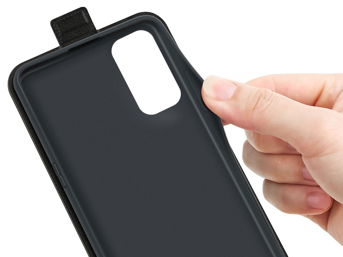 Just in Case Flip Case Zwart - OnePlus Nord 2 hoesje