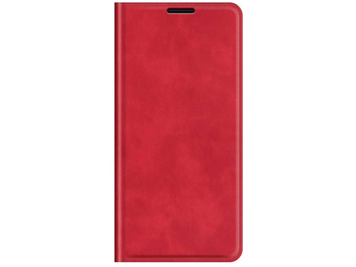 Just in Case Magnetic BookCase Rood - OnePlus Nord 2 hoesje