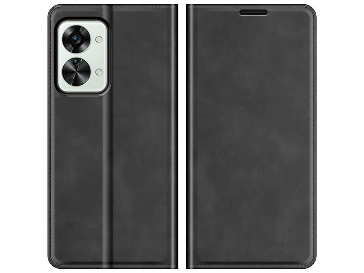 Just in Case Slim Wallet Case Zwart - OnePlus Nord 2T hoesje