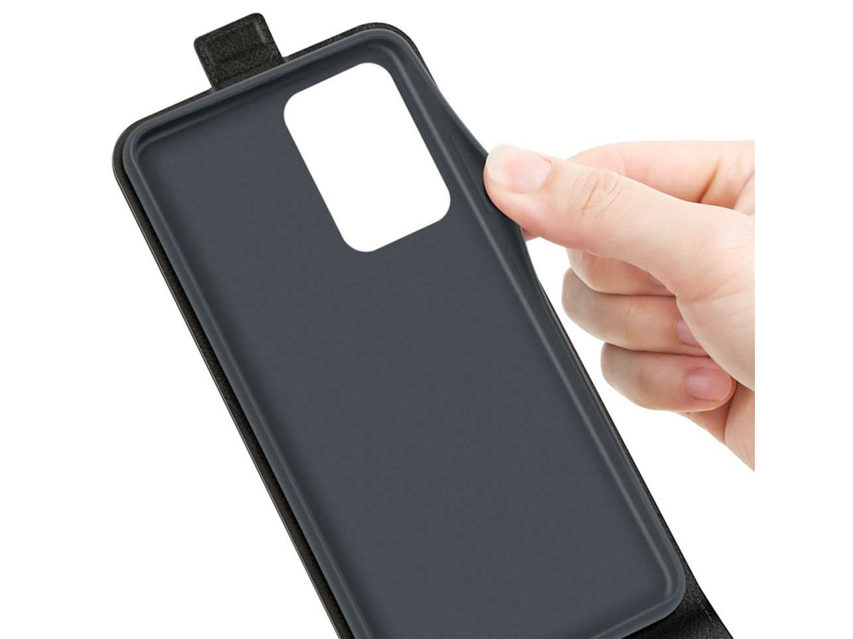 Just in Case Flip Case Zwart - OnePlus Nord 2T hoesje