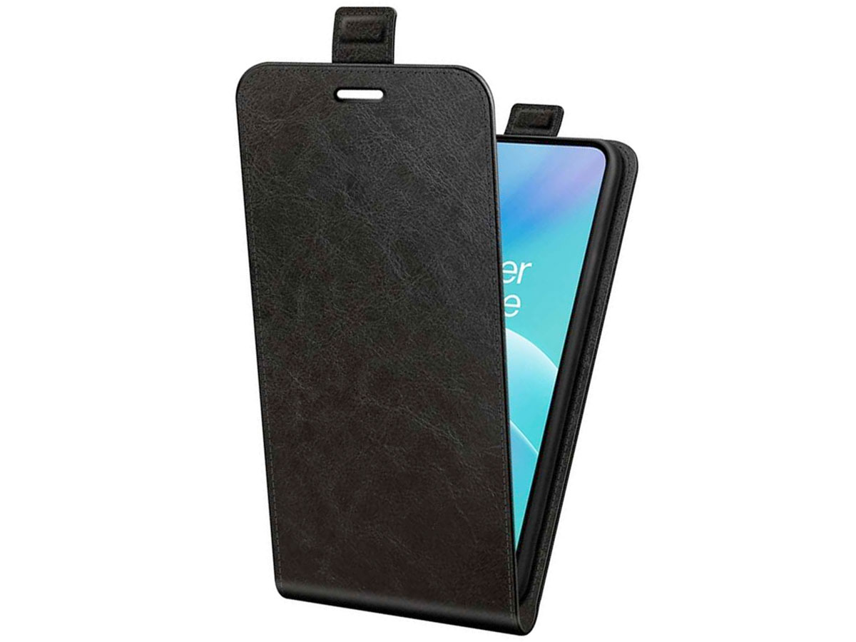 Just in Case Flip Case Zwart - OnePlus Nord 2T hoesje