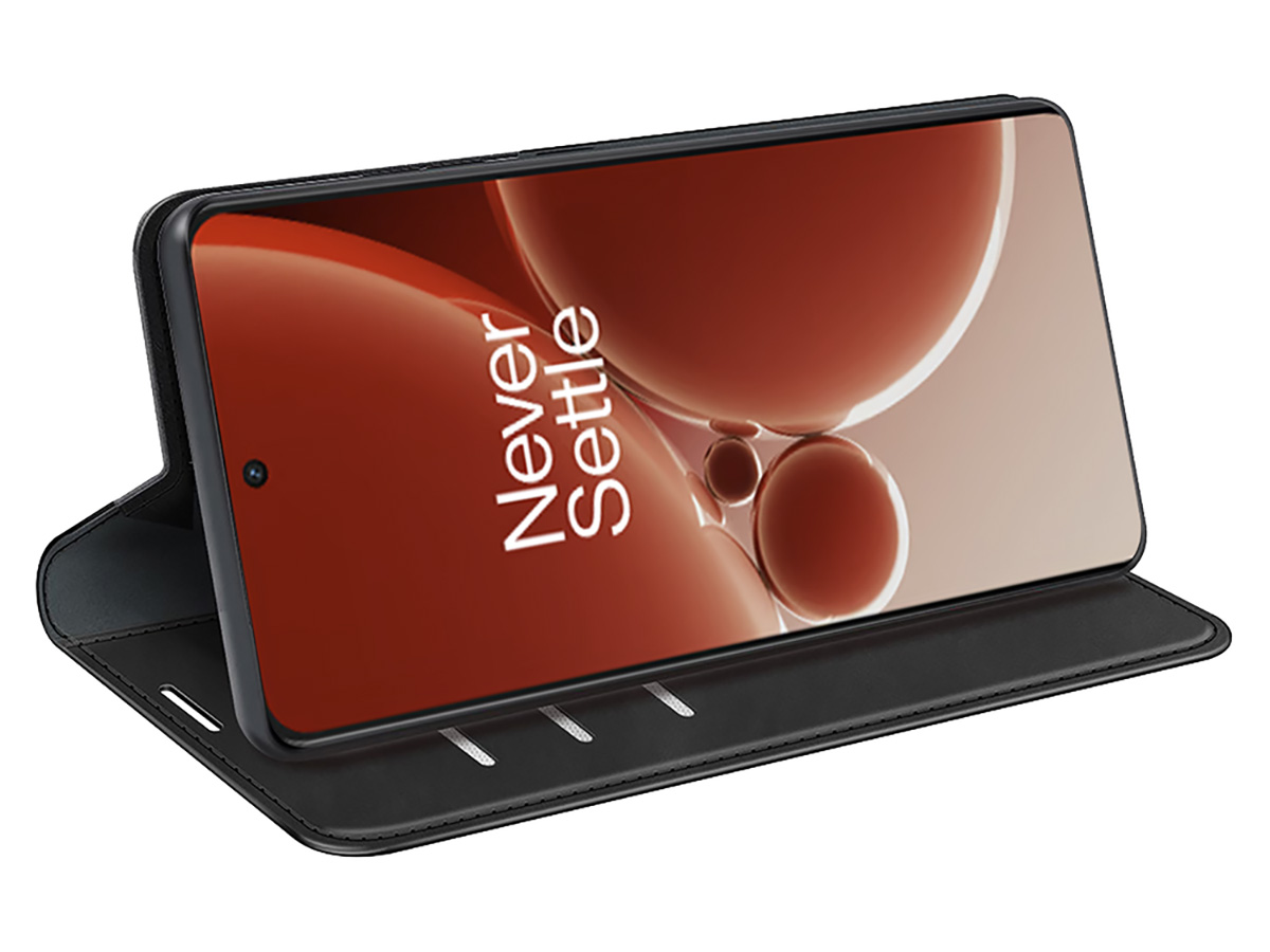 Just in Case Slim Wallet Case Zwart - OnePlus Nord 3 hoesje