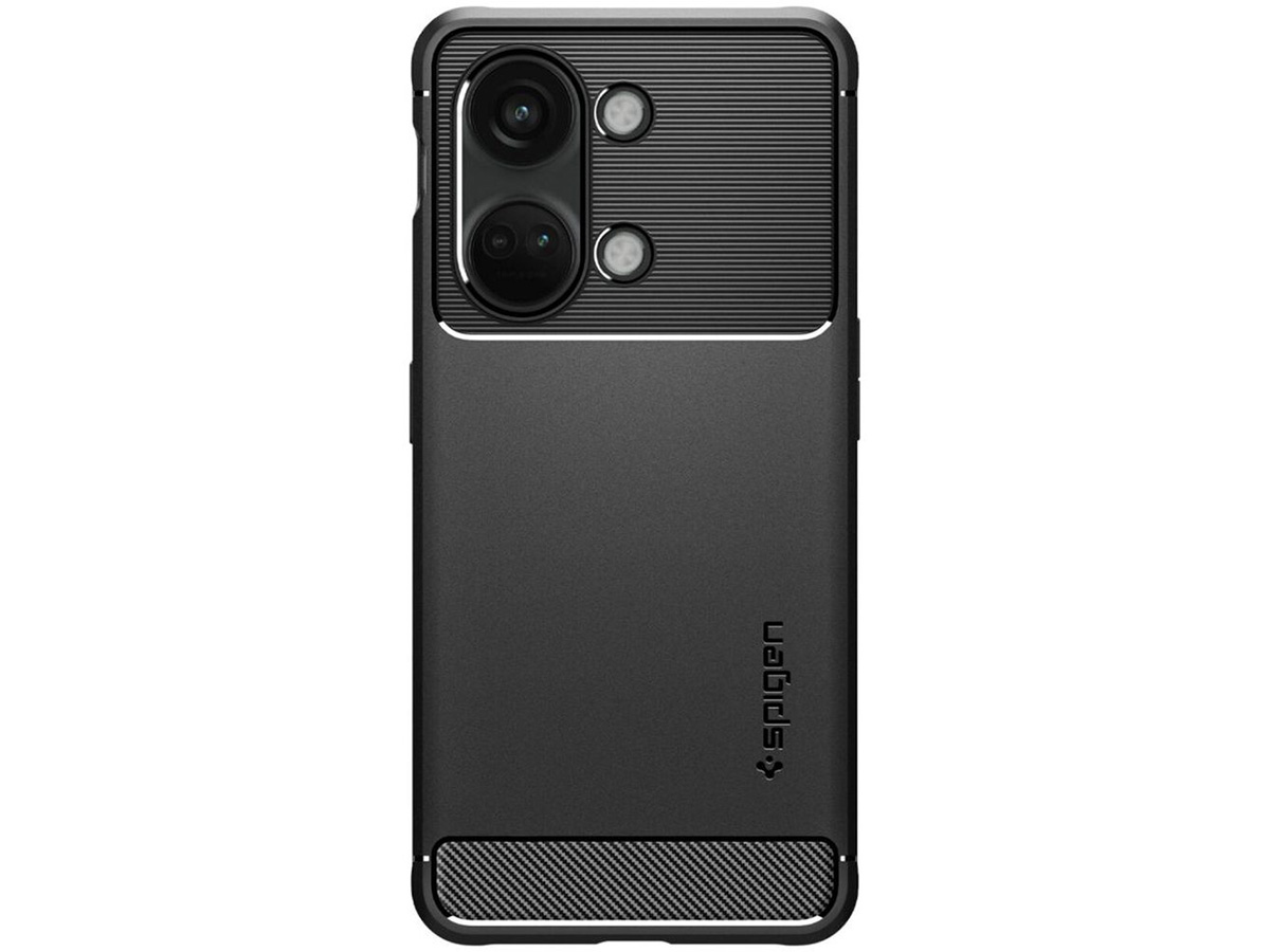 Spigen Rugged Armor Case Zwart - OnePlus Nord 3 Hoesje