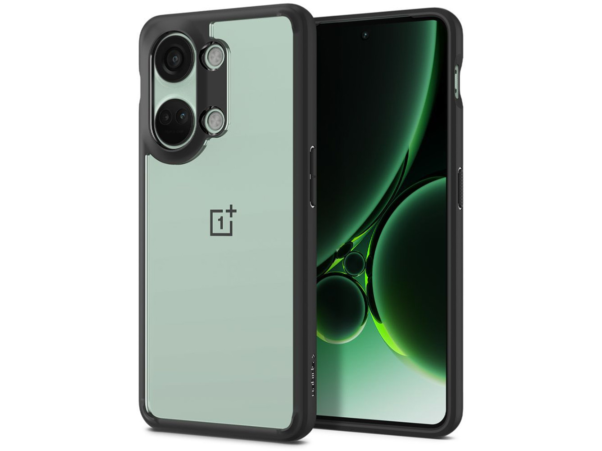 Spigen Ultra Hybrid Case Matt Black - OnePlus Nord 3 hoesje