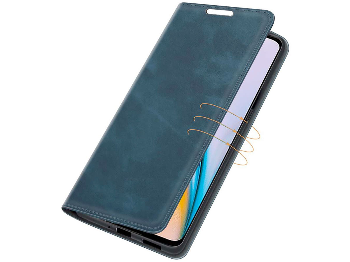 Just in Case Slim Wallet Case Blauw - OnePlus Nord CE 2 5G hoesje