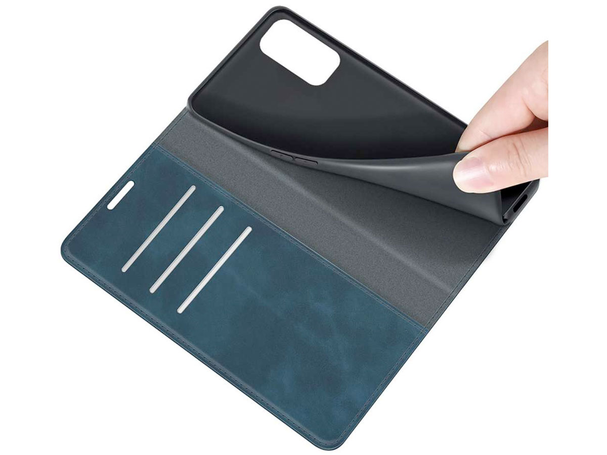 Just in Case Slim Wallet Case Blauw - OnePlus Nord CE 2 5G hoesje