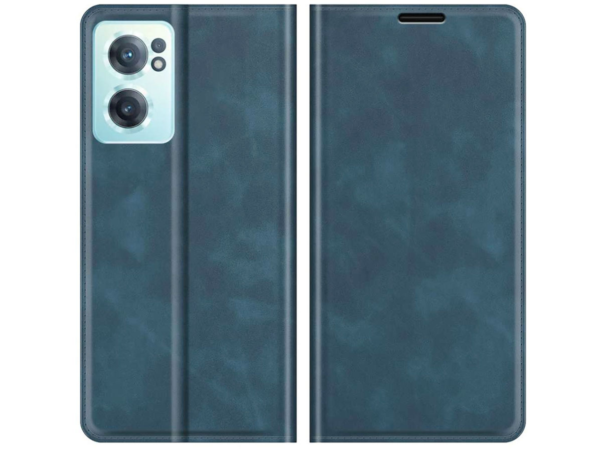 Just in Case Slim Wallet Case Blauw - OnePlus Nord CE 2 5G hoesje