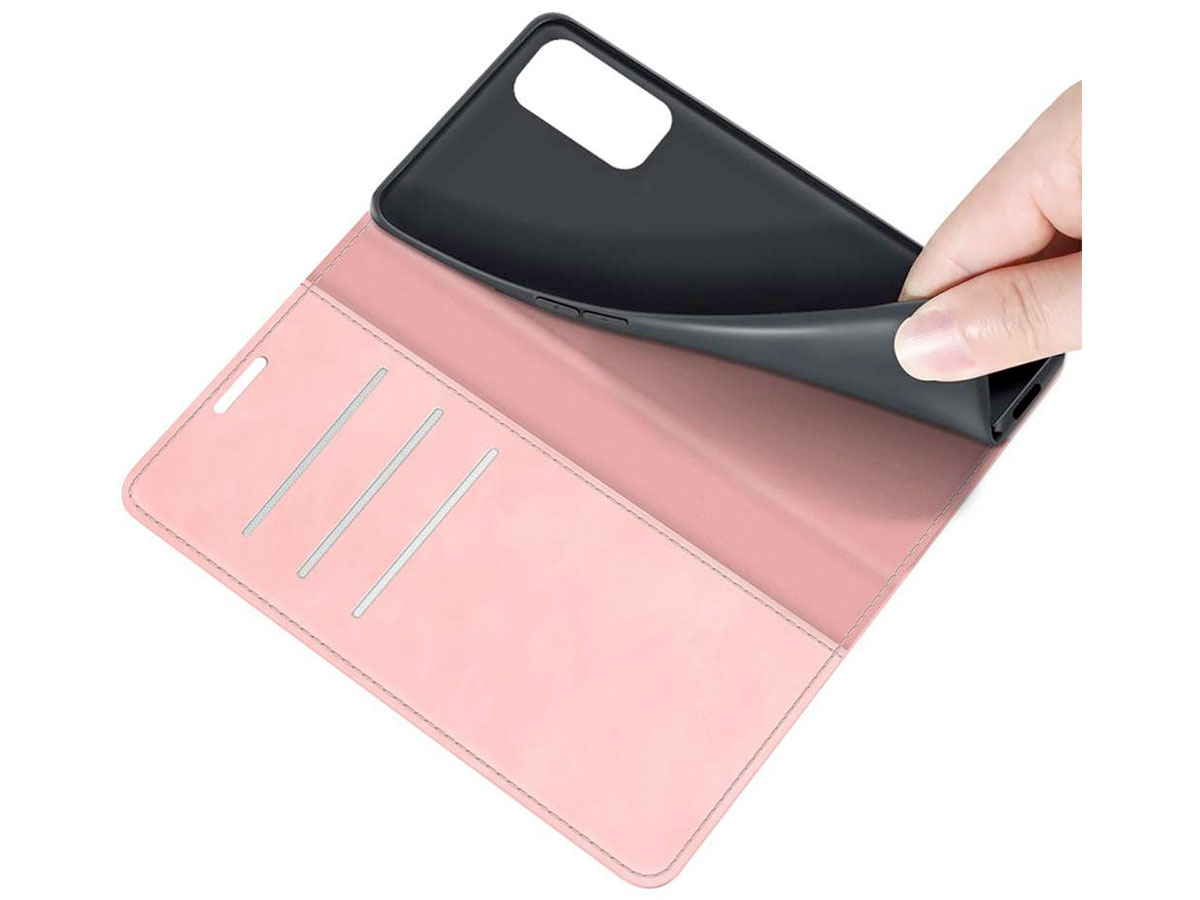 Just in Case Slim Wallet Case Roze - OnePlus Nord CE 2 5G hoesje