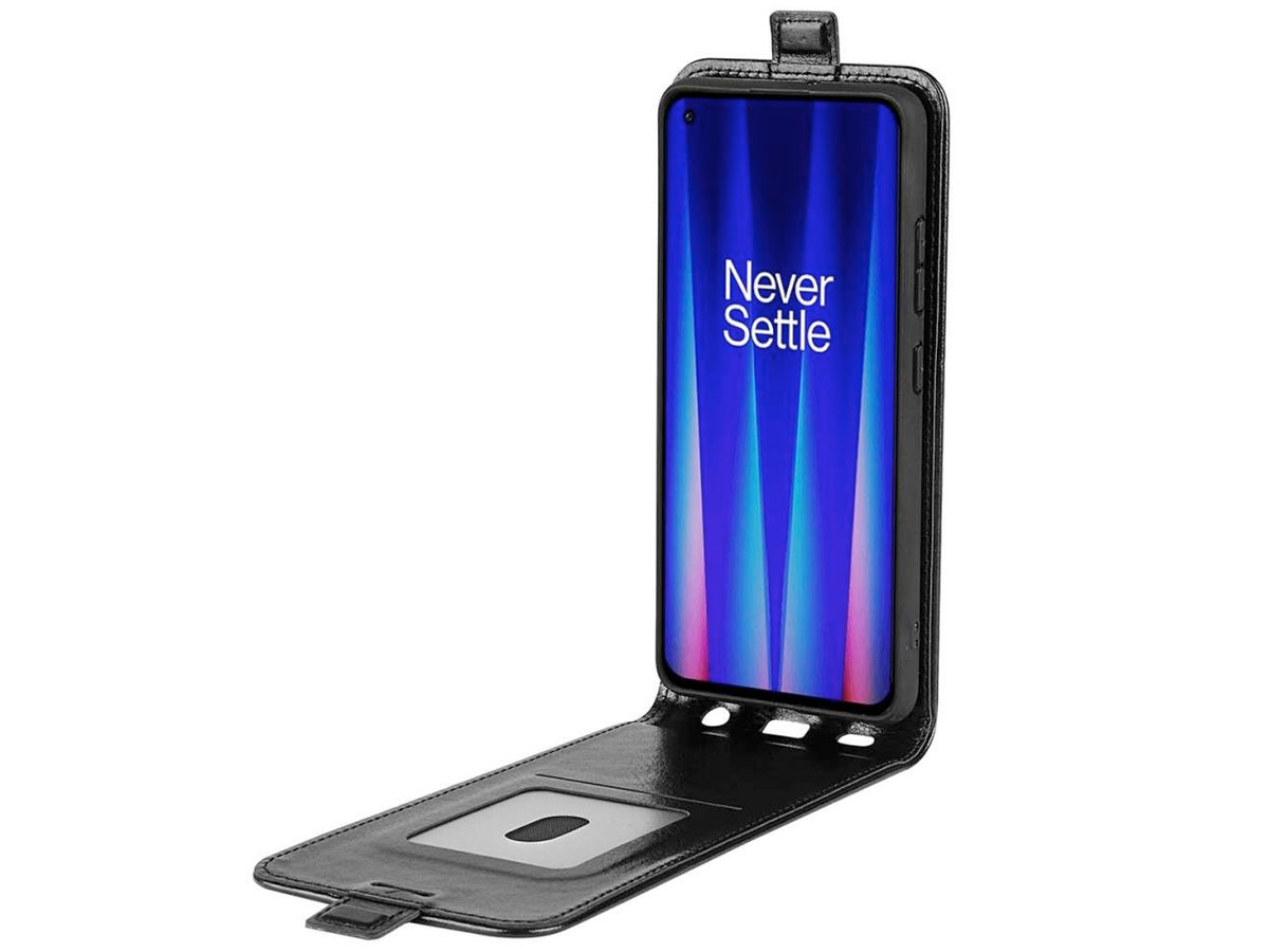 Just in Case Flip Case Zwart - OnePlus Nord CE 2 5G hoesje