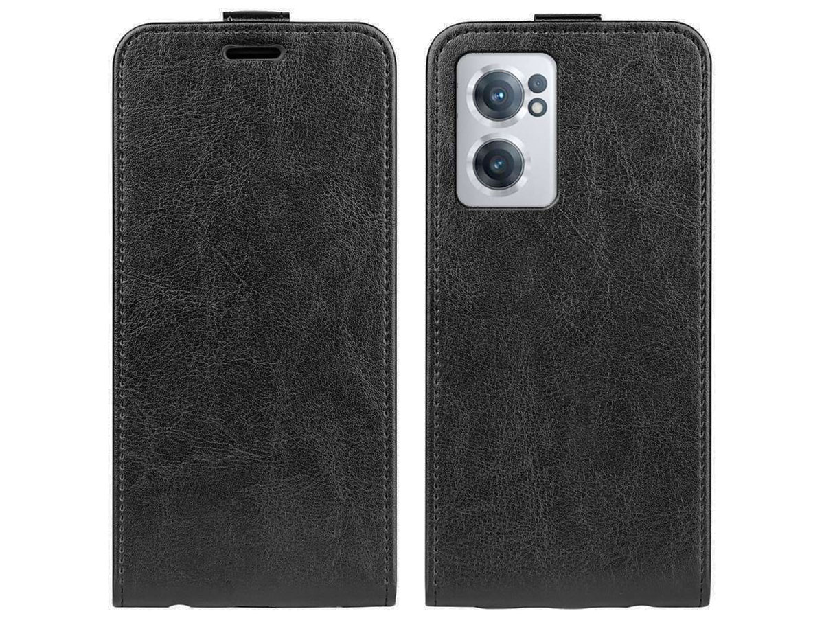 Just in Case Flip Case Zwart - OnePlus Nord CE 2 5G hoesje