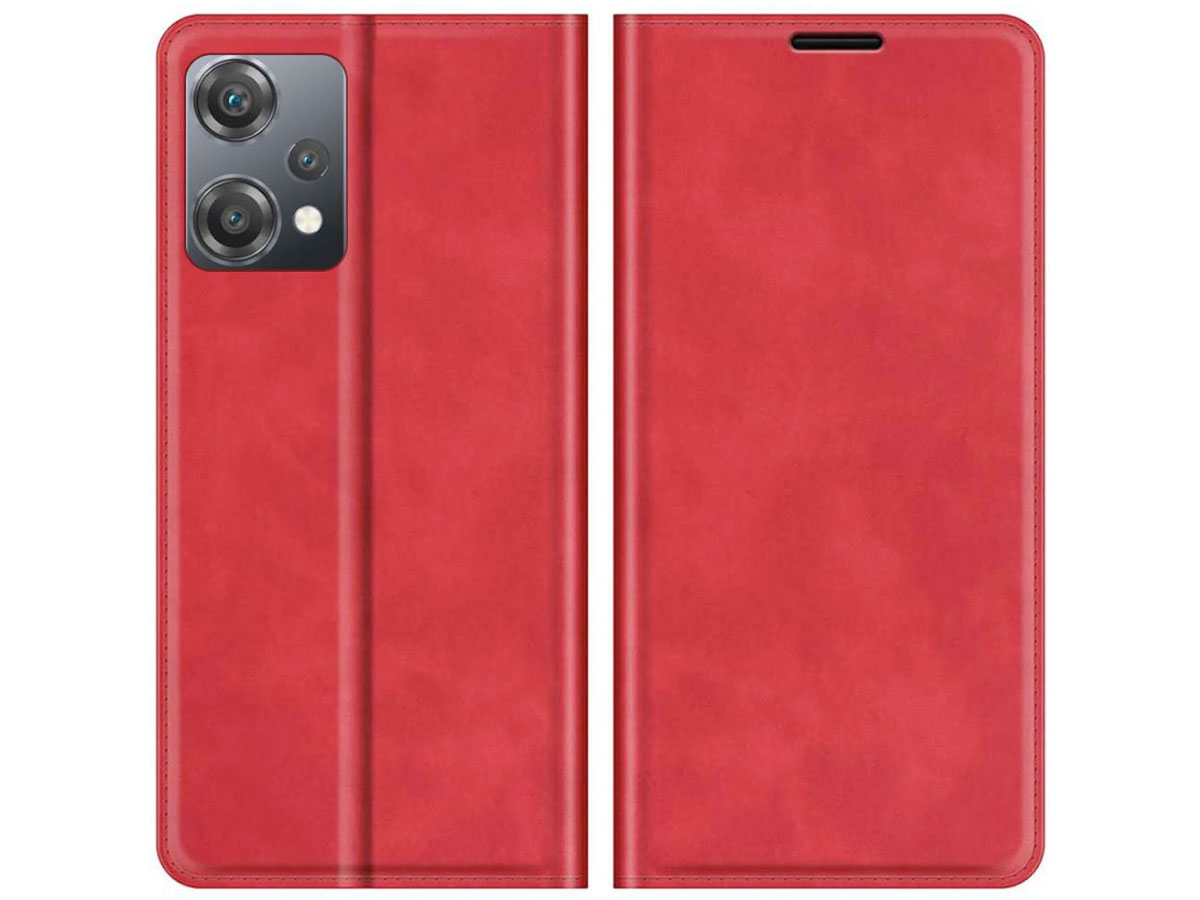 Just in Case Slim Wallet Case Rood - OnePlus Nord CE 2 Lite 5G hoesje