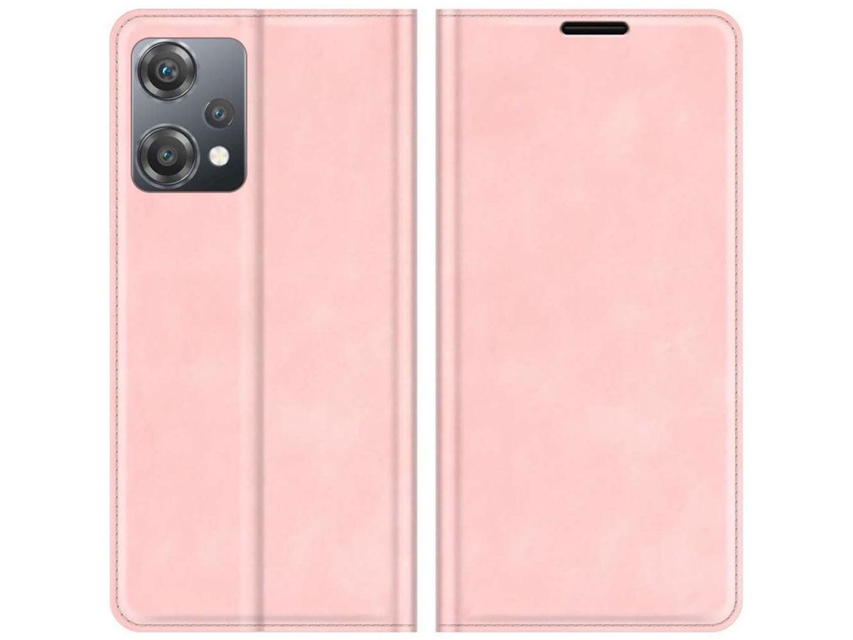 Just in Case Slim Wallet Case Roze - OnePlus Nord CE 2 Lite 5G hoesje