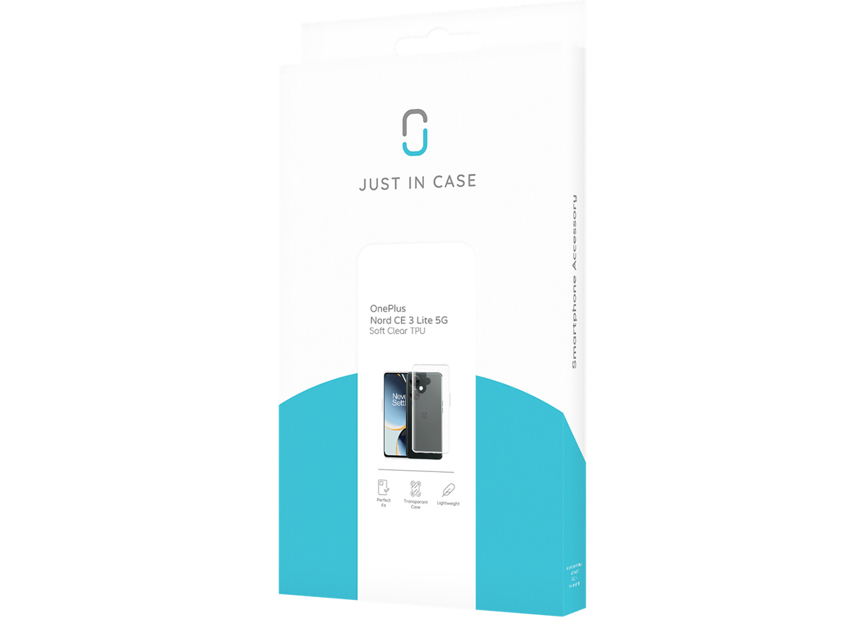Just in Case TPU Case Doorzichtig - OnePlus Nord CE 3 Lite hoesje