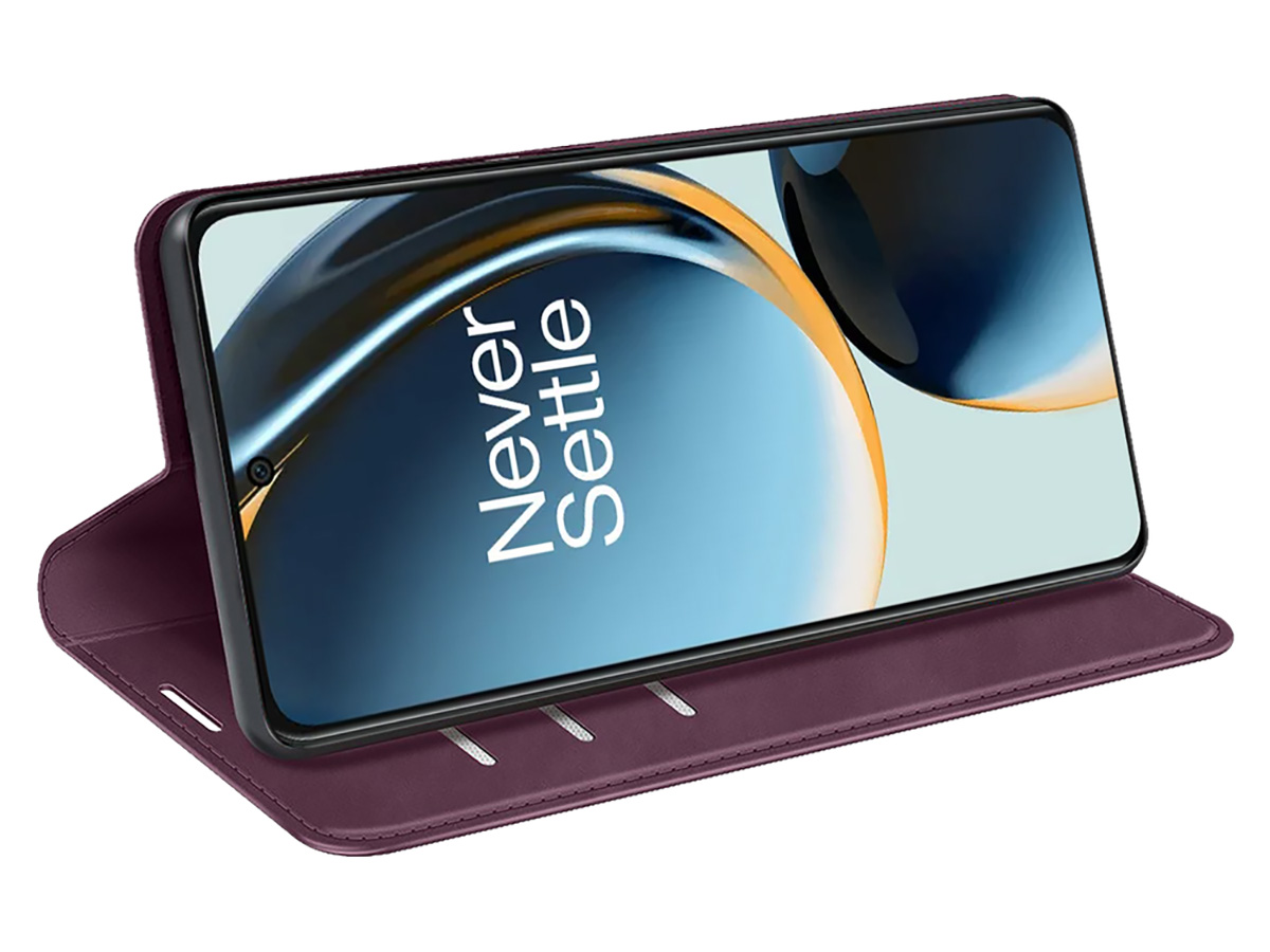 Just in Case Slim Wallet Case Paars - OnePlus Nord CE 3 Lite hoesje
