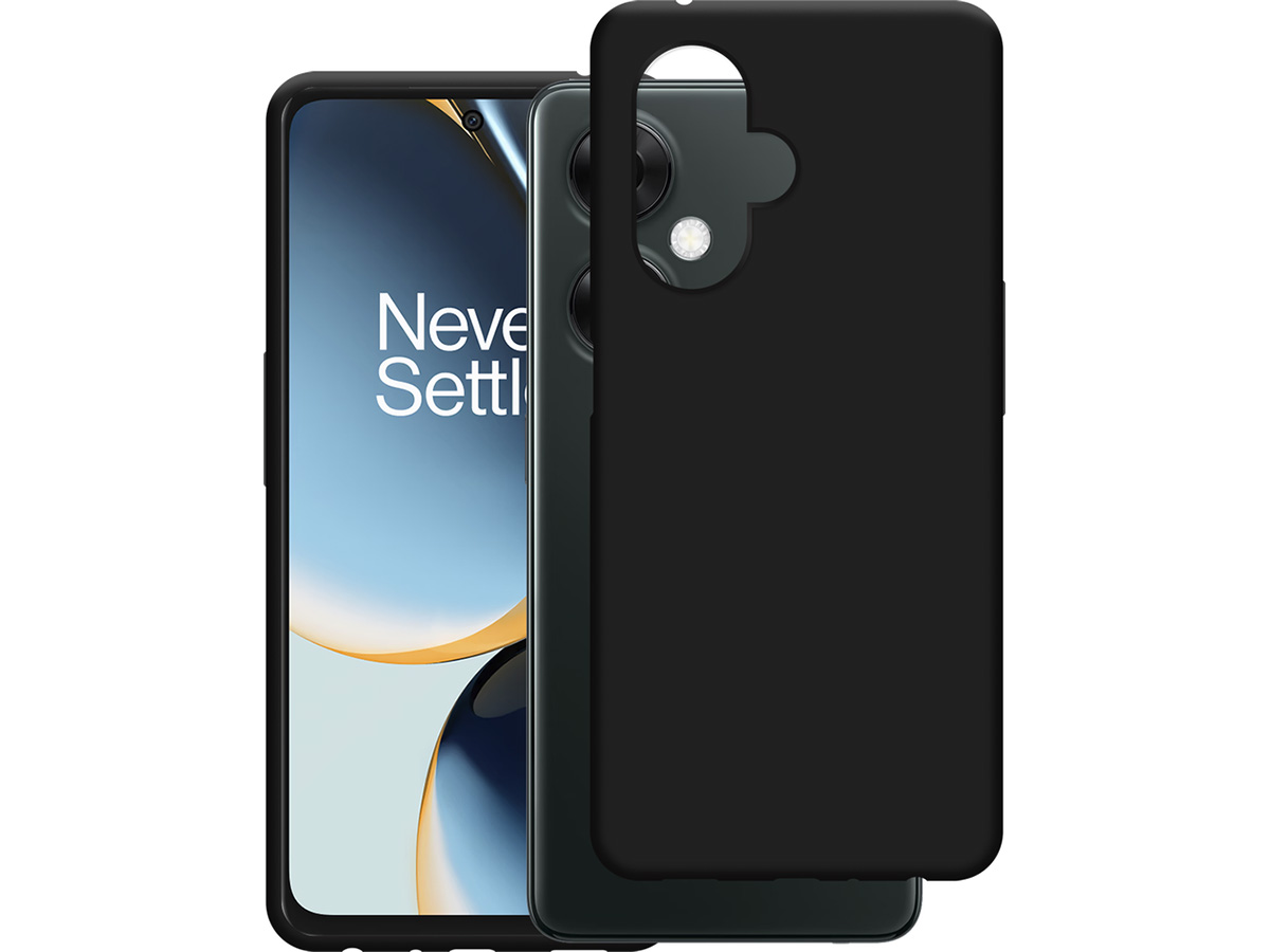 Just in Case TPU Case Zwart - OnePlus Nord CE 3 Lite hoesje