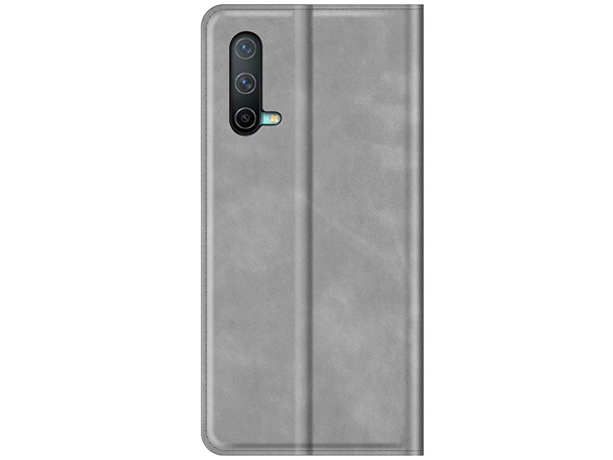 Just in Case Magnetic BookCase Grijs - OnePlus Nord CE 5G hoesje