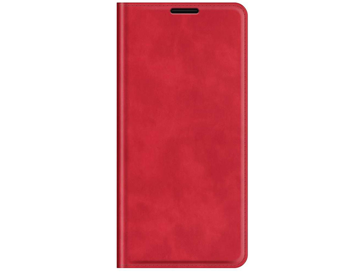 Just in Case Magnetic BookCase Rood - OnePlus Nord CE 5G hoesje