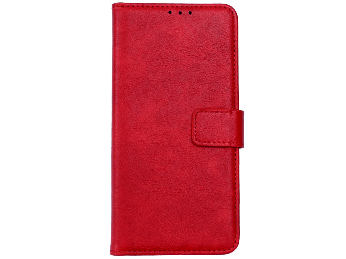 CaseBoutique Classic Card Wallet Rood - OnePlus Nord CE5 hoesje