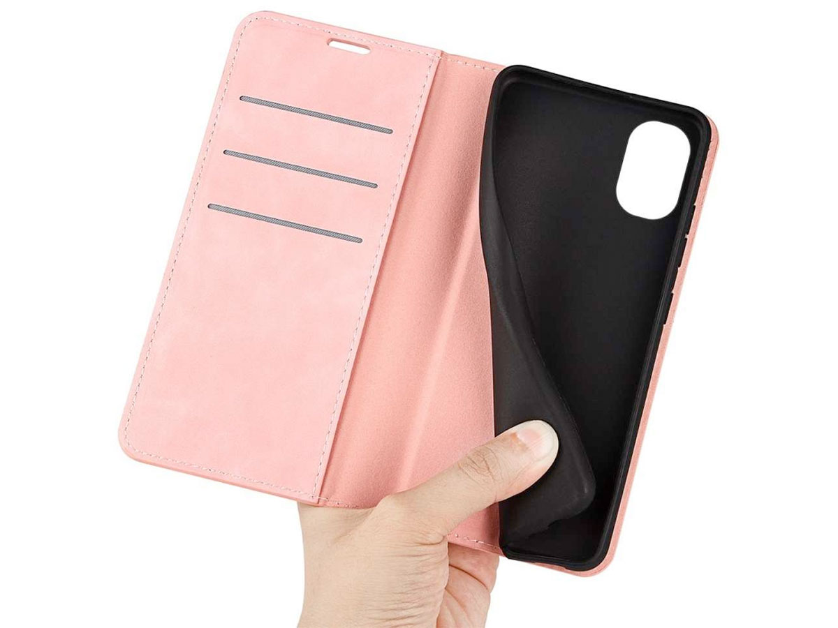 Just in Case Slim Wallet Case Roze - OnePlus Nord N20 5G hoesje