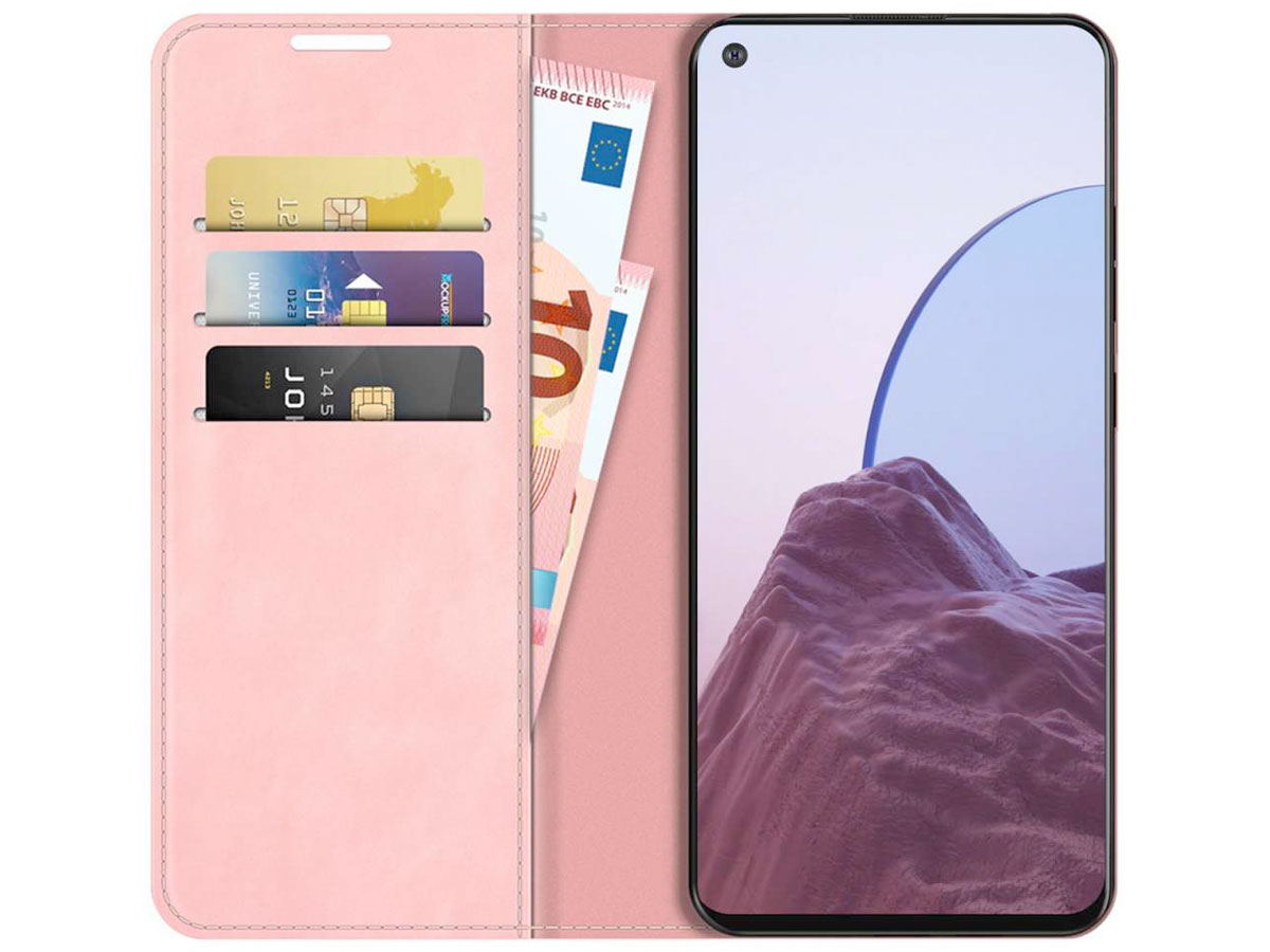 Just in Case Slim Wallet Case Roze - OnePlus Nord N20 5G hoesje