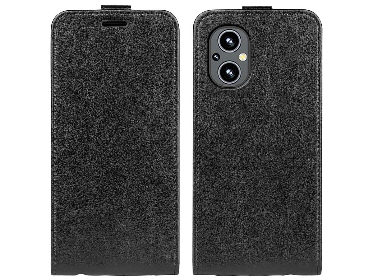 Just in Case Flip Case Zwart - OnePlus Nord N20 5G hoesje