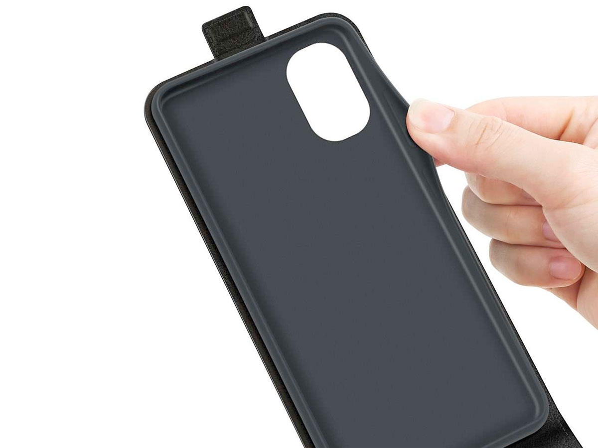 Just in Case Flip Case Zwart - OnePlus Nord N20 5G hoesje