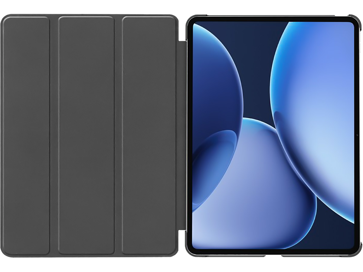 Just in Case Smart Cover Stand Case Zwart - OnePlus Pad 3 Hoesje