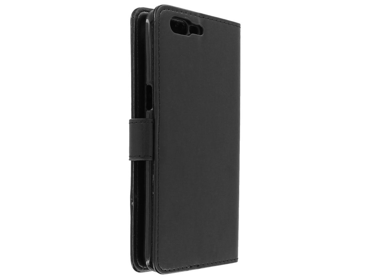 Wallet Bookcase Zwart - OnePlus 5 hoesje