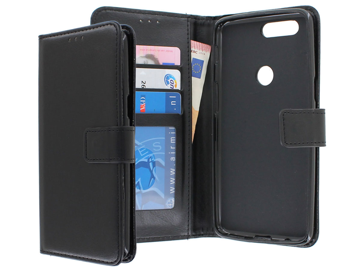 Bookcase Wallet Zwart -  OnePlus 5T hoesje