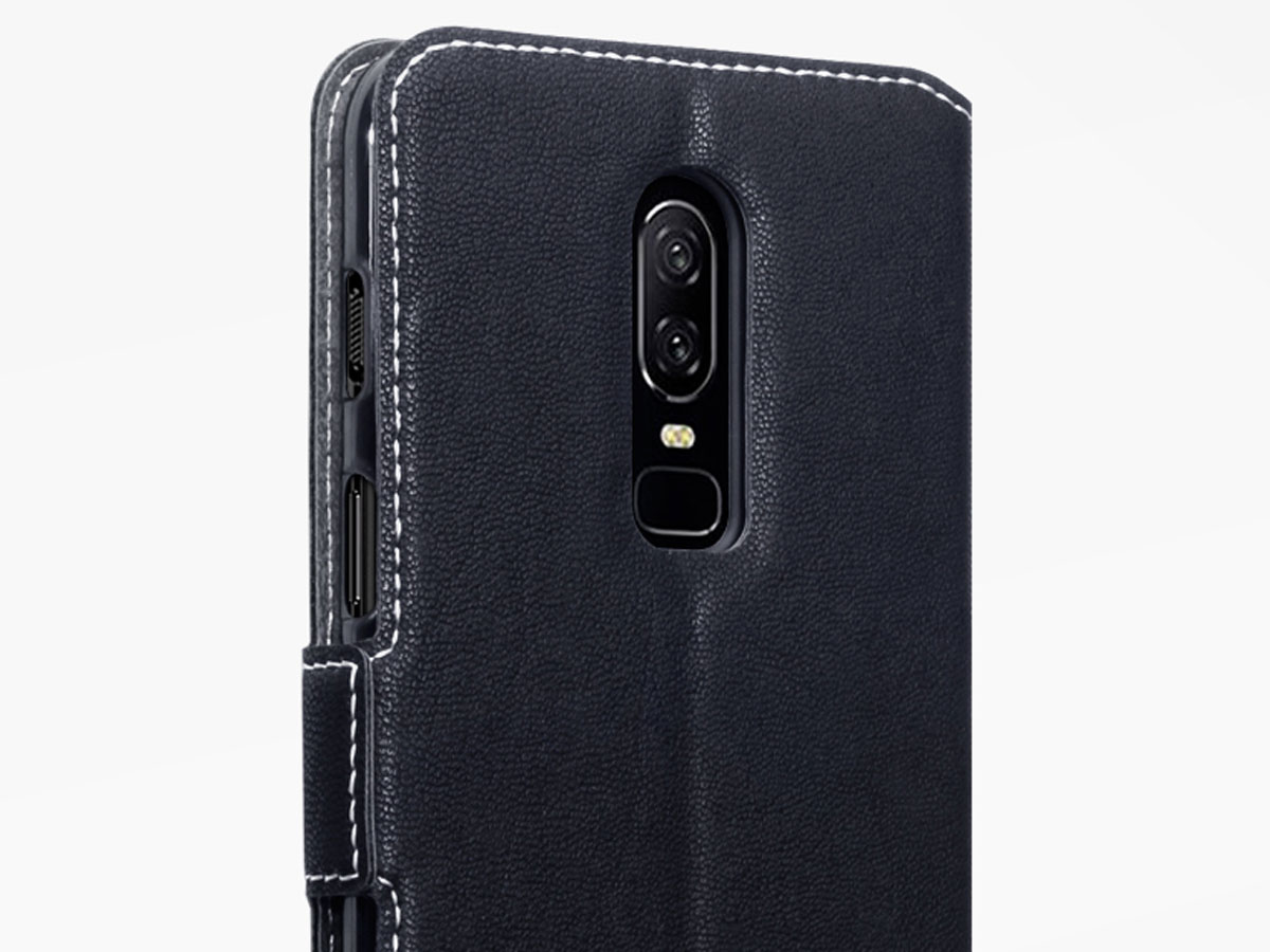 CaseBoutique SlimFit Wallet Zwart - OnePlus 6 hoesje