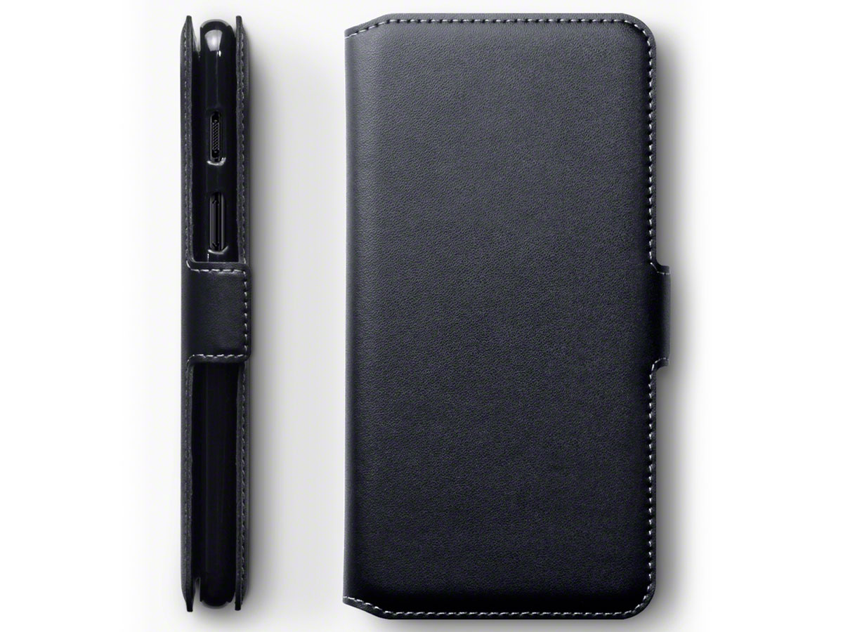 CaseBoutique SlimFit Zwart Leer - OnePlus 6 hoesje