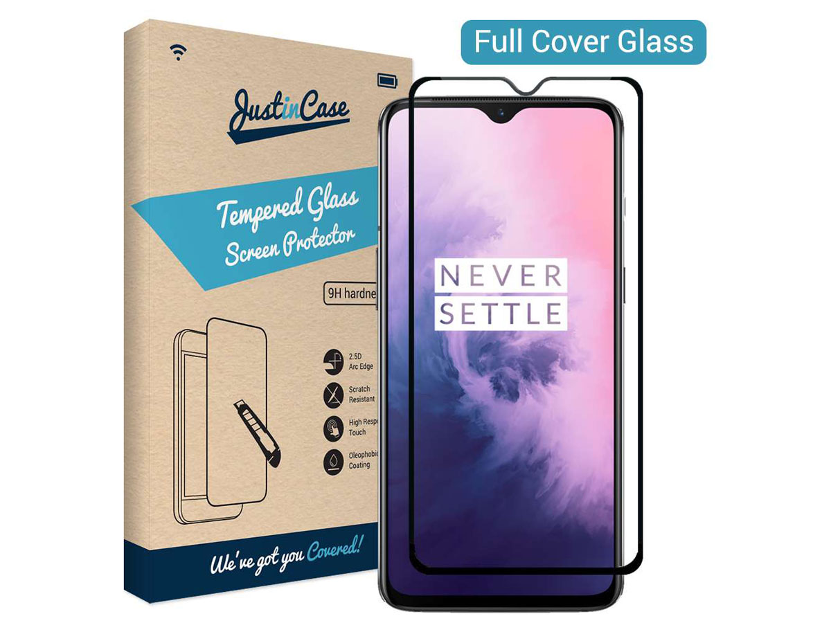 OnePlus 7 Screen Protector Tempered Glass Full Cover Edge to Edge