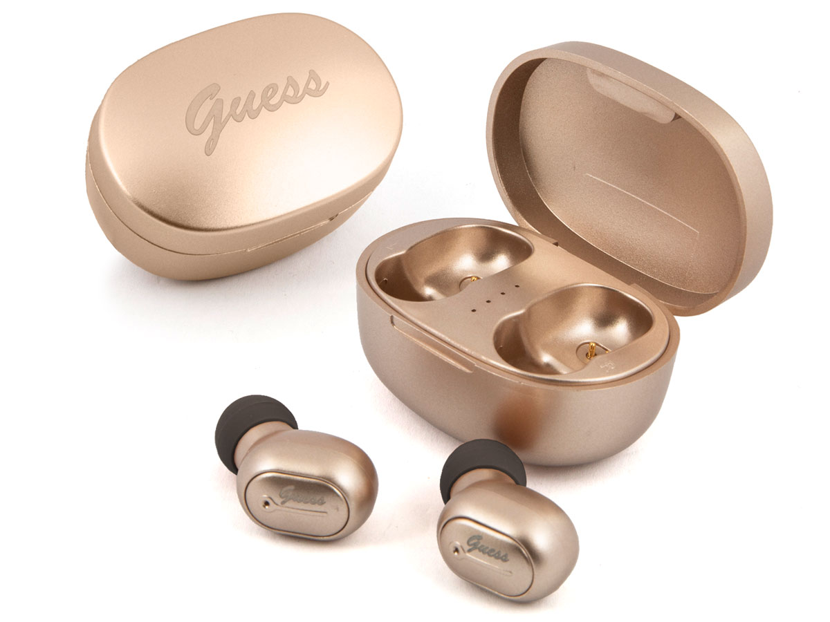 Guess True Wireless EarPods Goud - Bluetooth Oordopjes