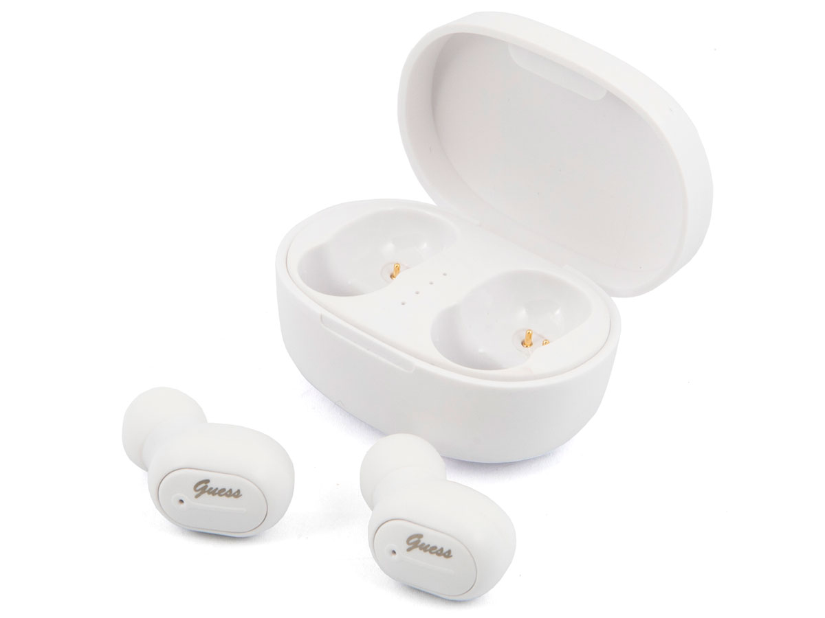 Guess True Wireless EarPods Wit - Bluetooth Oordopjes