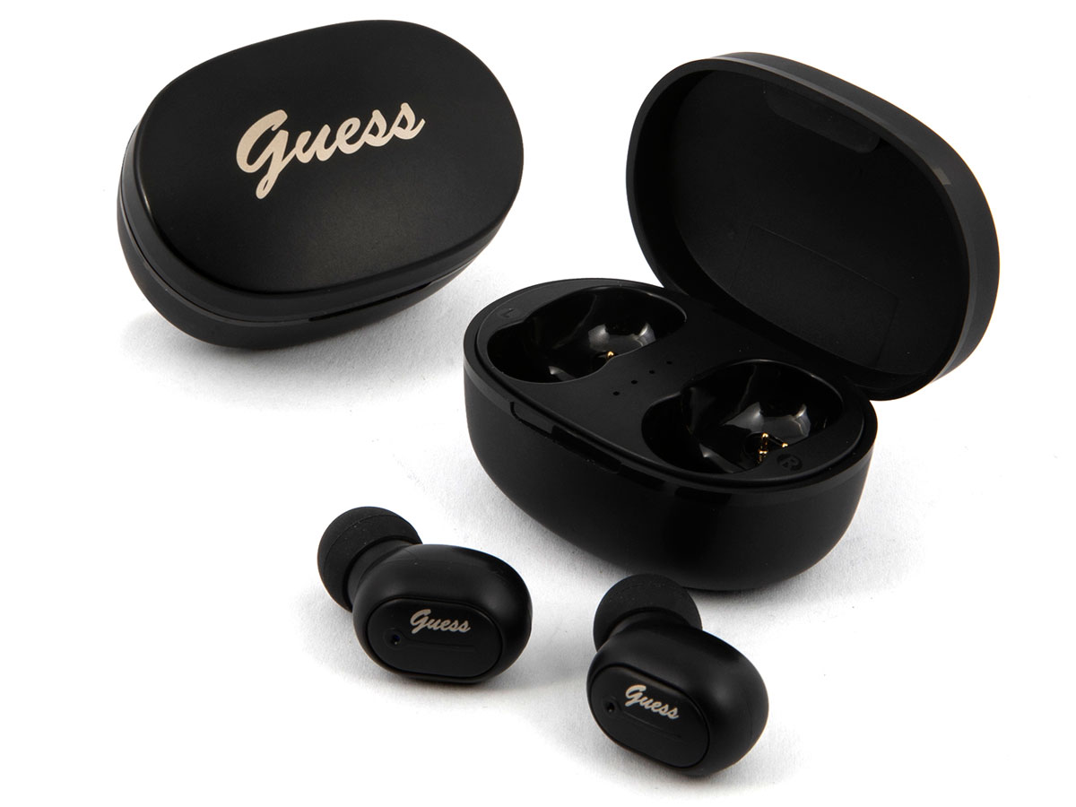 Guess True Wireless EarPods Zwart - Bluetooth Oordopjes