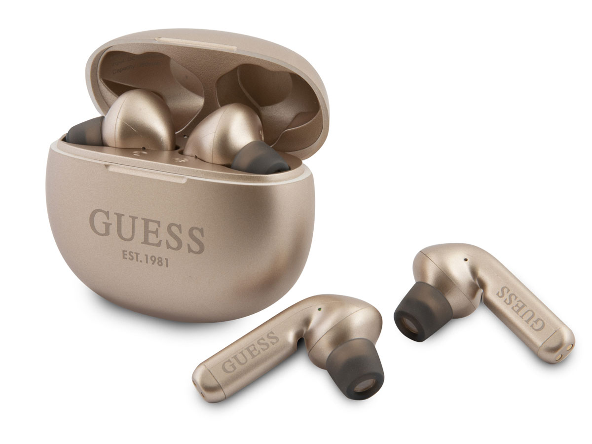 Guess Wireless EarPods Goud - Bluetooth Oordopjes met Charging Case