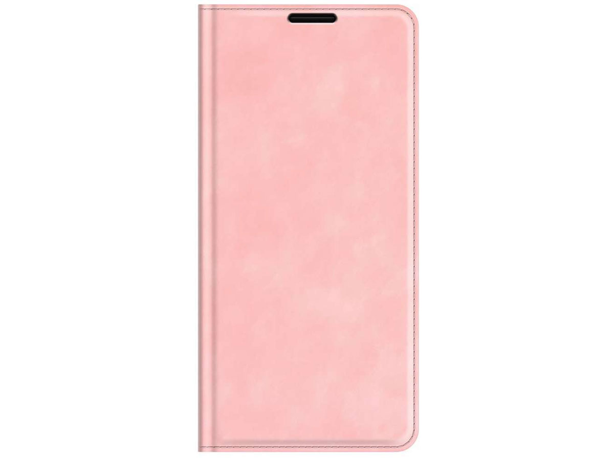 Just in Case Magnetic BookCase Roze - Oppo A16s hoesje