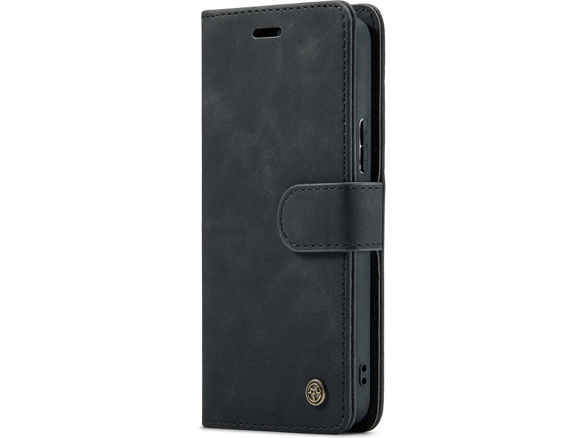 CaseMania 2in1 Magnetic Bookcase Zwart - Oppo A58 Hoesje