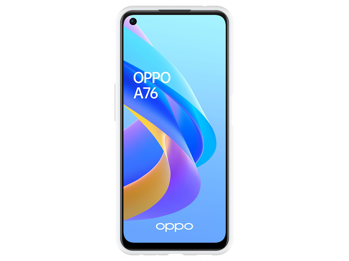 Just in Case Crystal Clear TPU Case - Oppo A76 hoesje