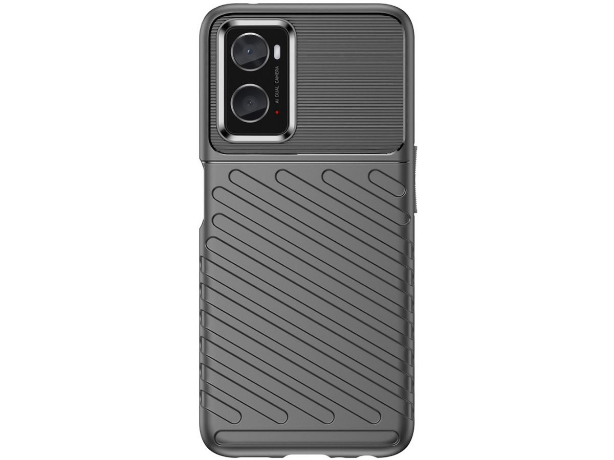 Just in Case TPU Rugged Grip Case - Oppo A76 hoesje