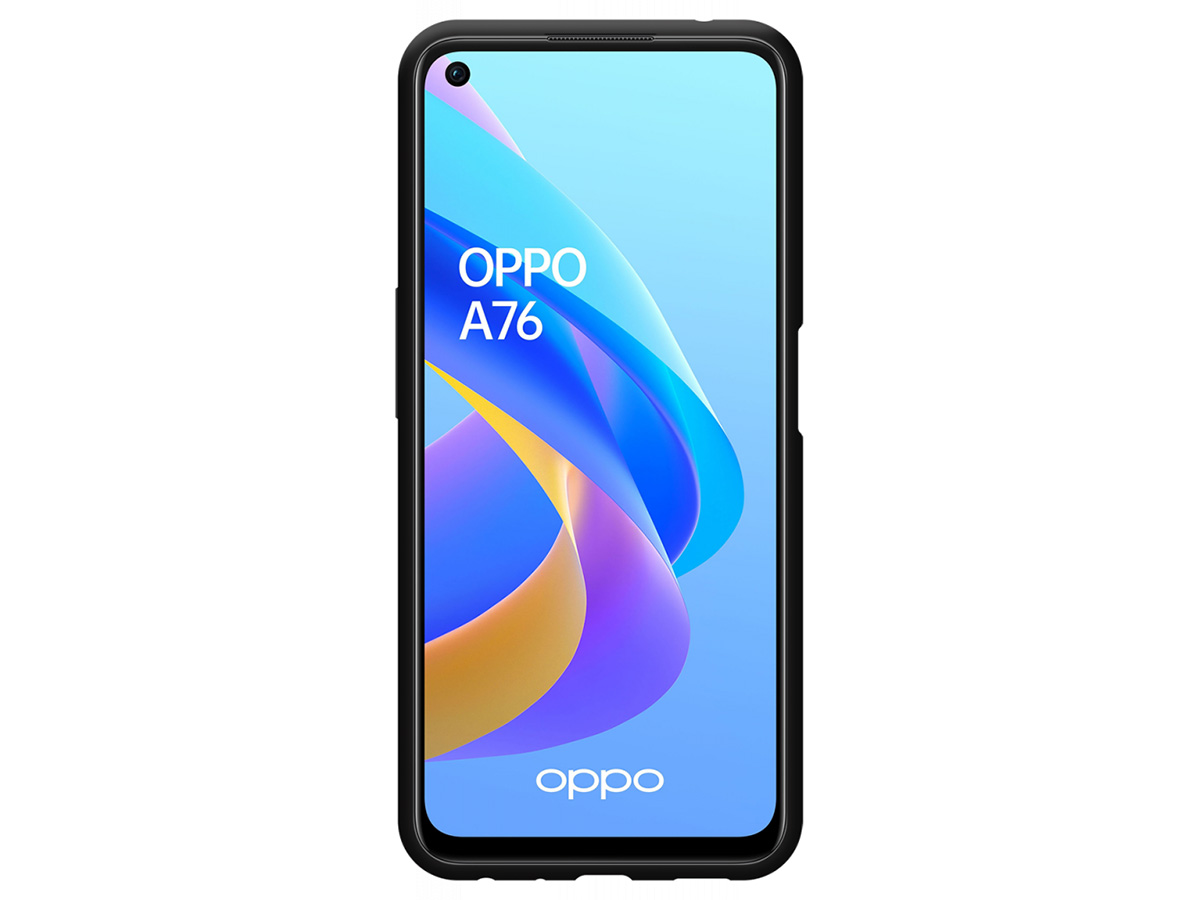 Just in Case Black TPU Case - Oppo A76 hoesje