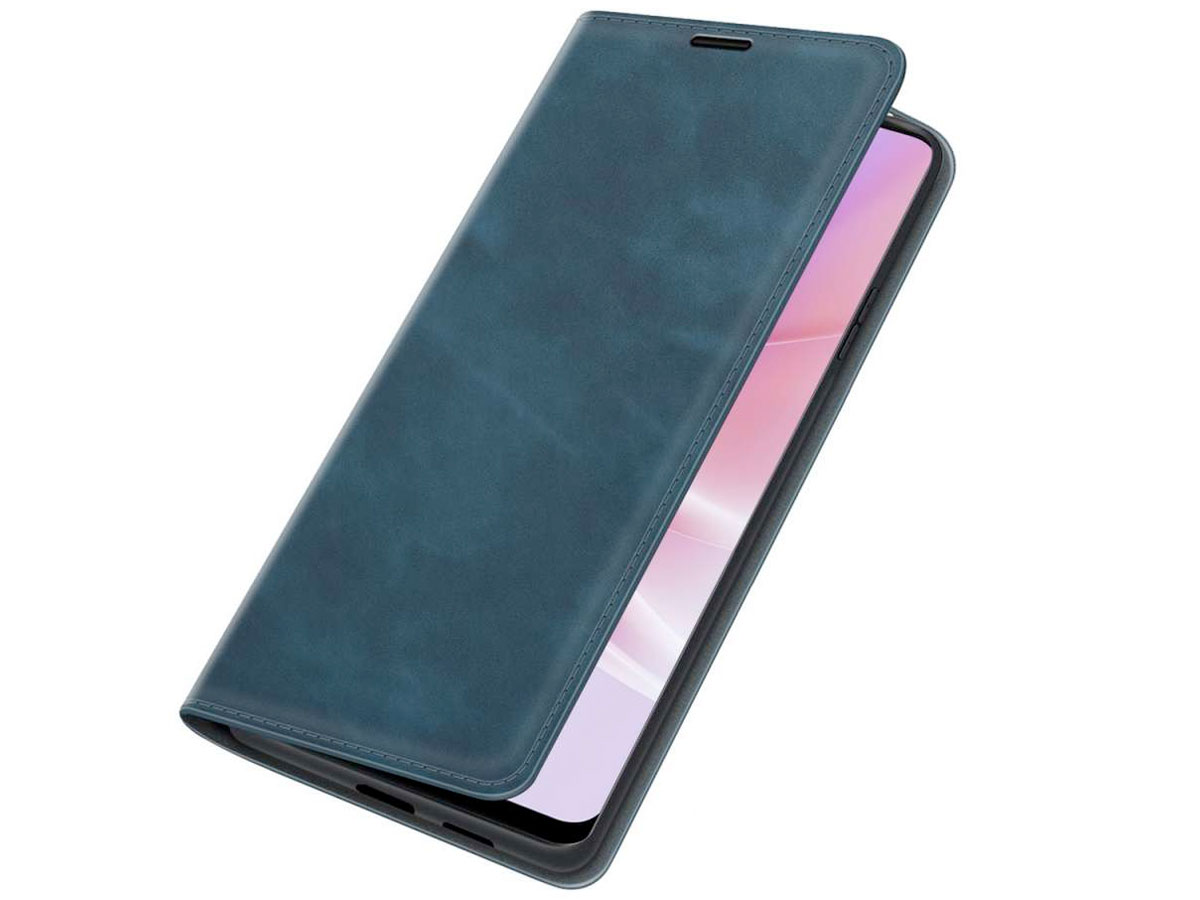 Just in Case Slimfit Wallet Case Blauw - Oppo A77 hoesje