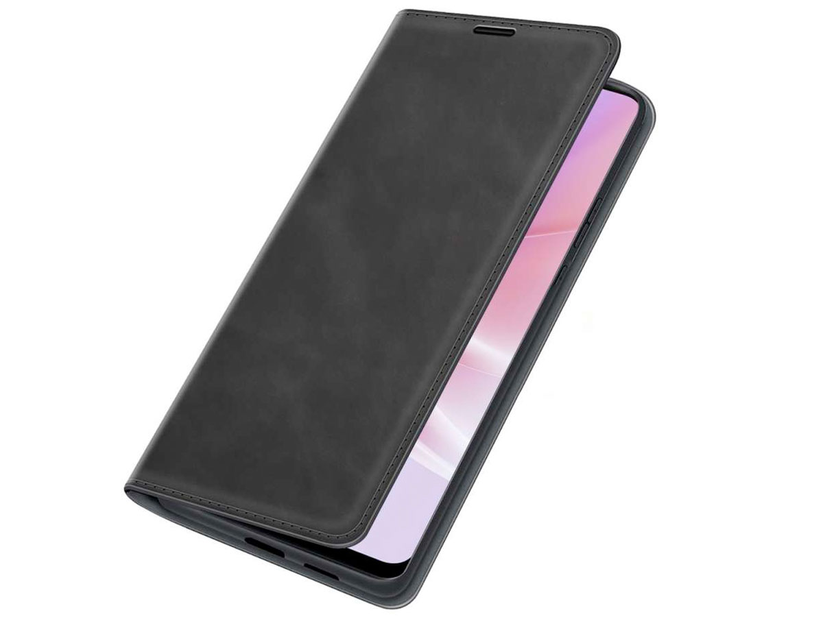 Just in Case Slimfit Wallet Case Zwart - Oppo A77 hoesje