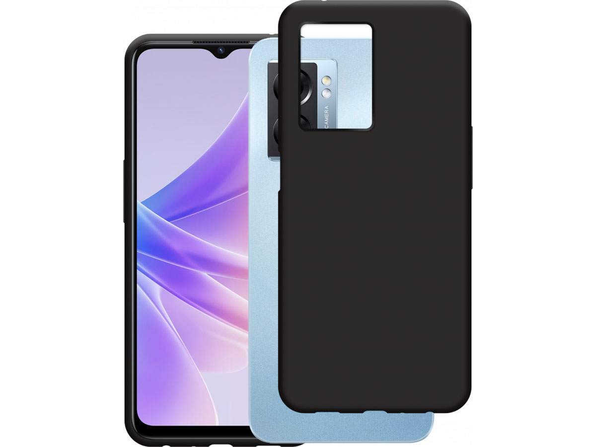 Just in Case Black TPU Case - Oppo A77 hoesje